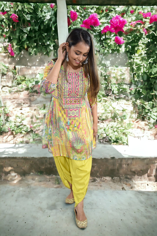 Summer Bliss Chiffon Co-ord (Set of 2)